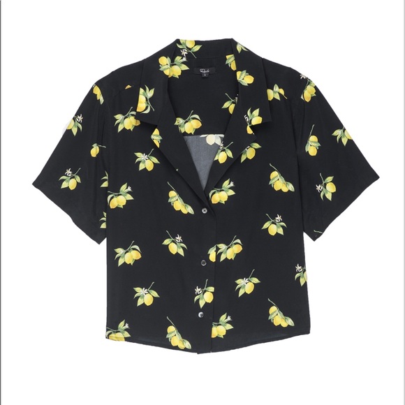 Rails Tops - Rails Maui Silk Lemons Shirt